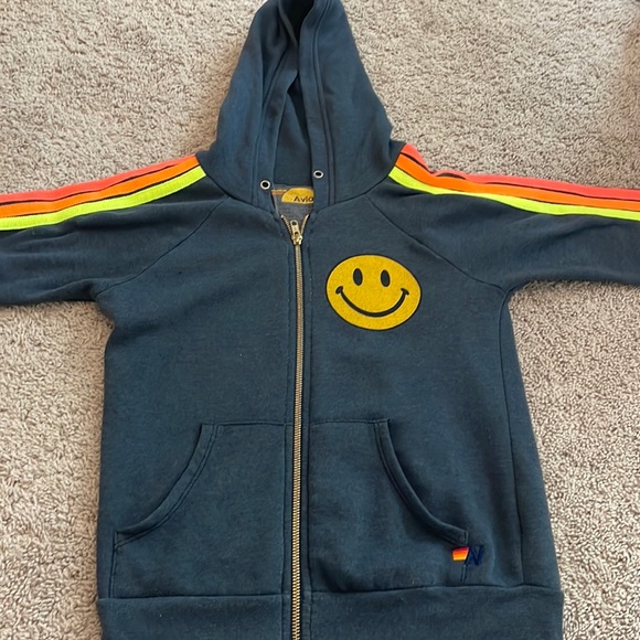 Aviator Nation Smiley face zip up - Picture 1 of 4